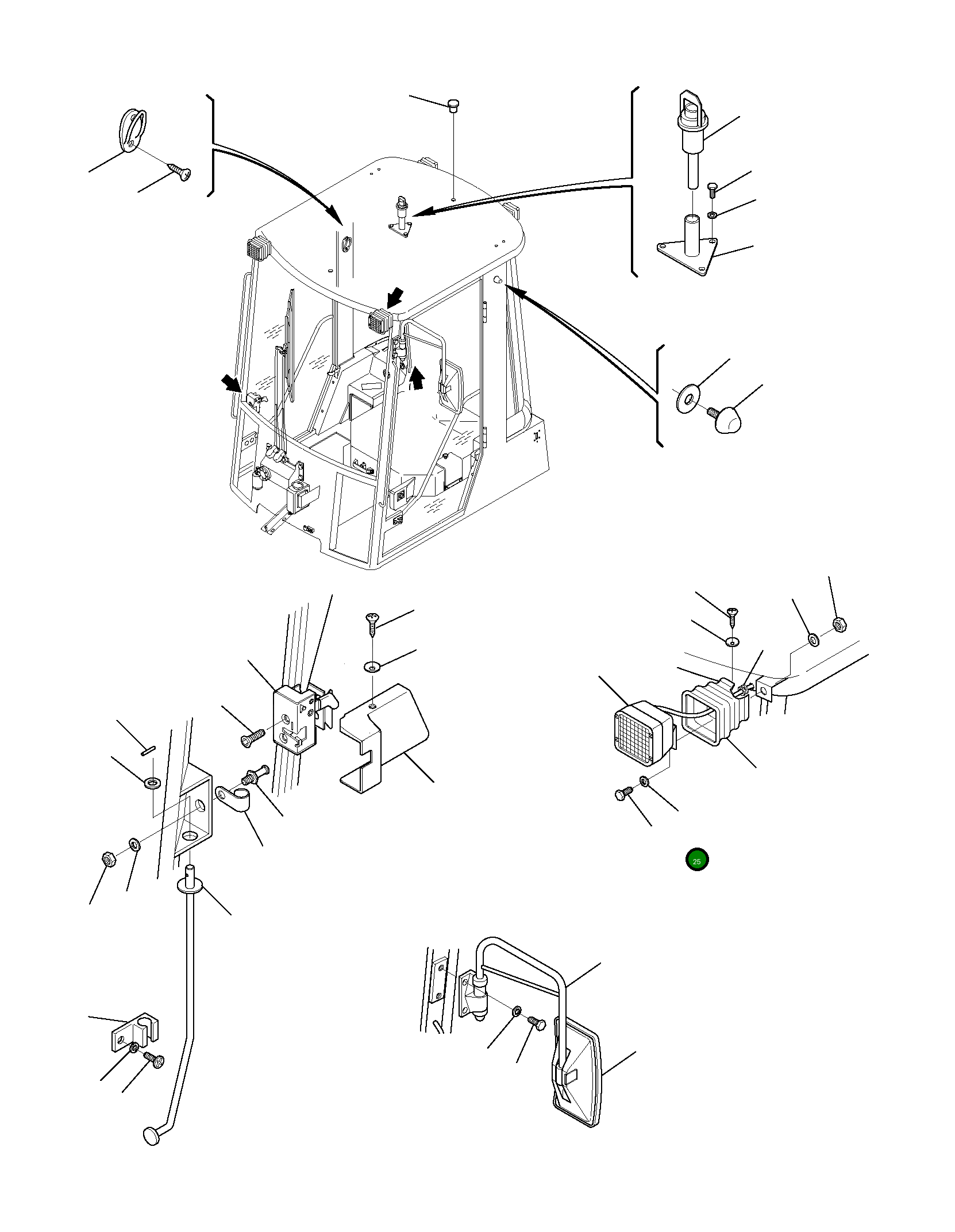 Болт 801014091 Komatsu