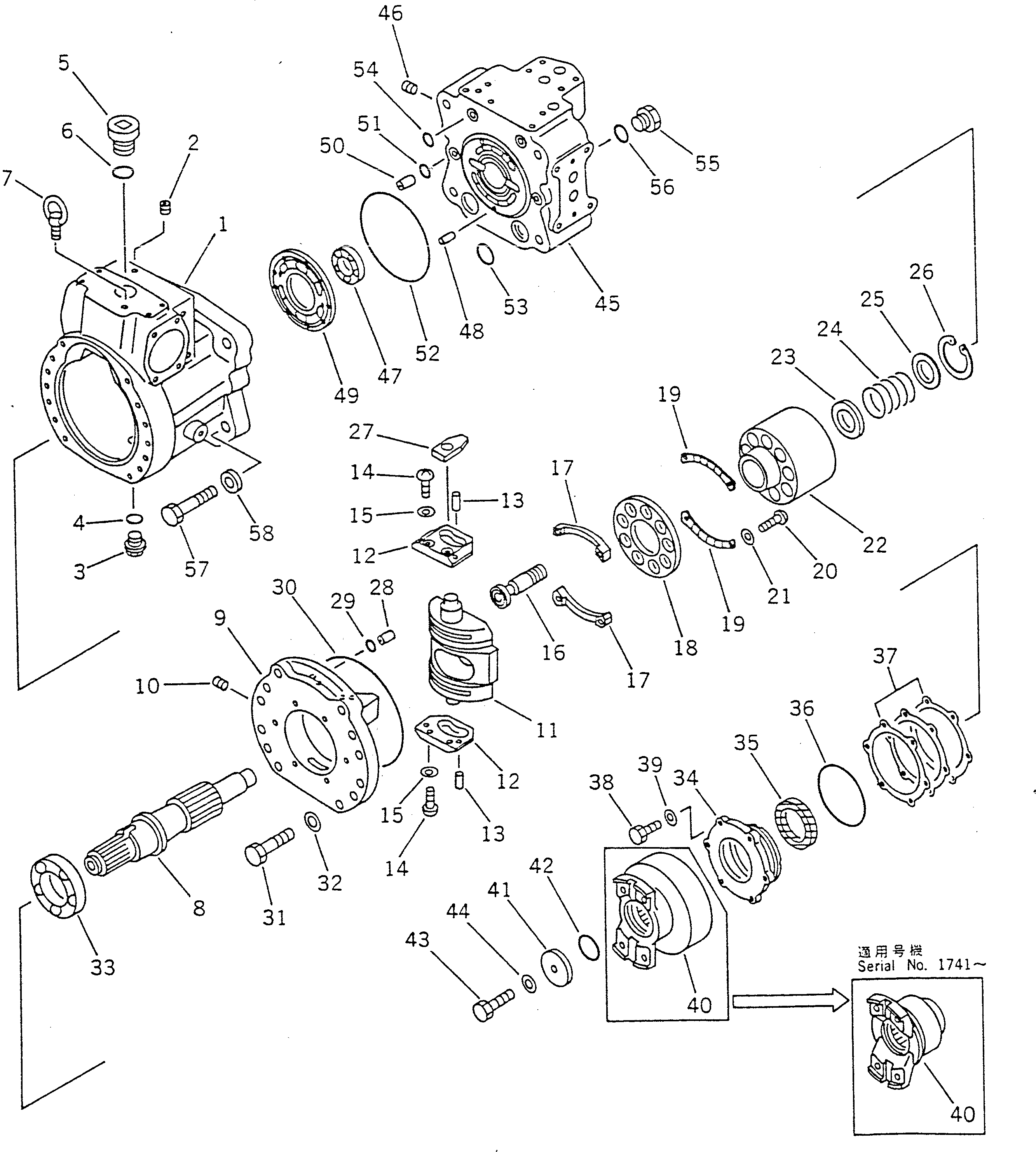 Кольцо уплотнительное (O-Ring) 708-27-12130  Komatsu