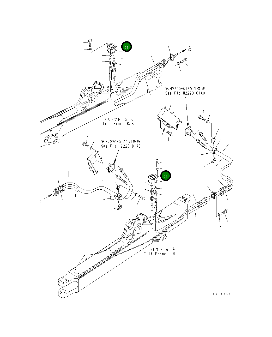Крышка 19M-72-22110 Komatsu