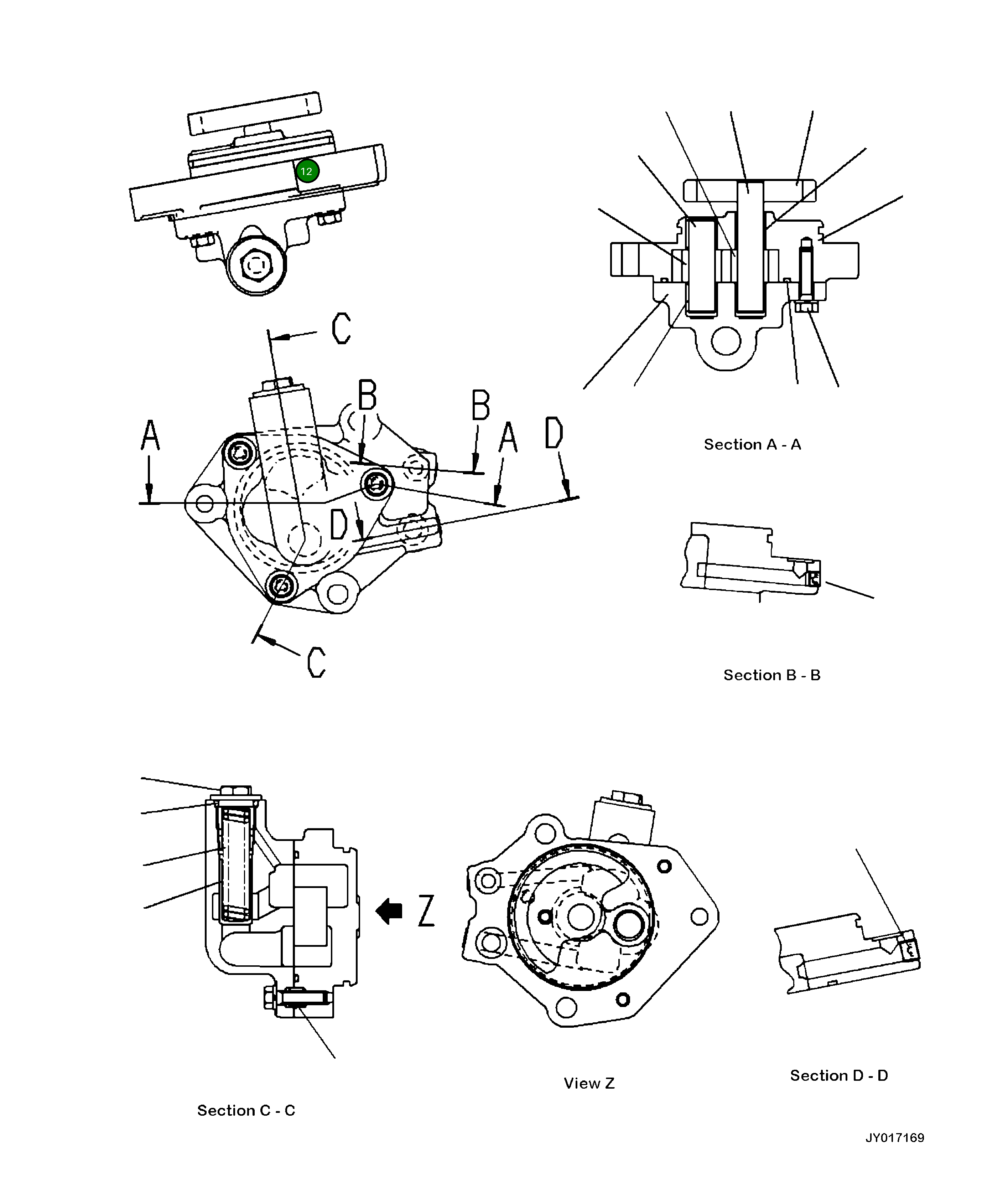 Болт PMJ199-16200 Komatsu
