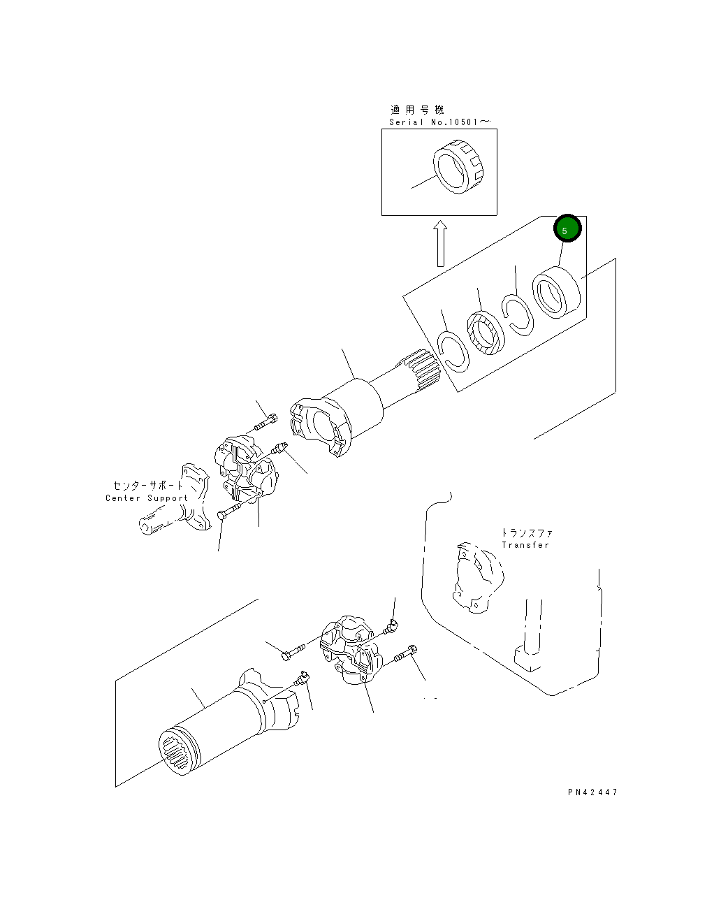 Крышка 427-20-12680 Komatsu
