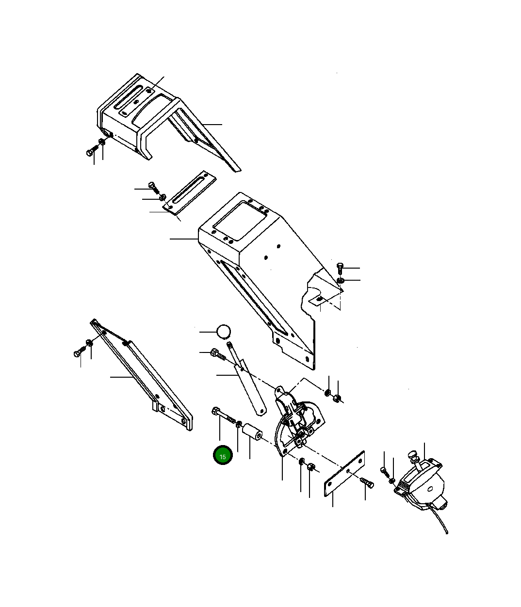 Болт 25 672 R1 Komatsu