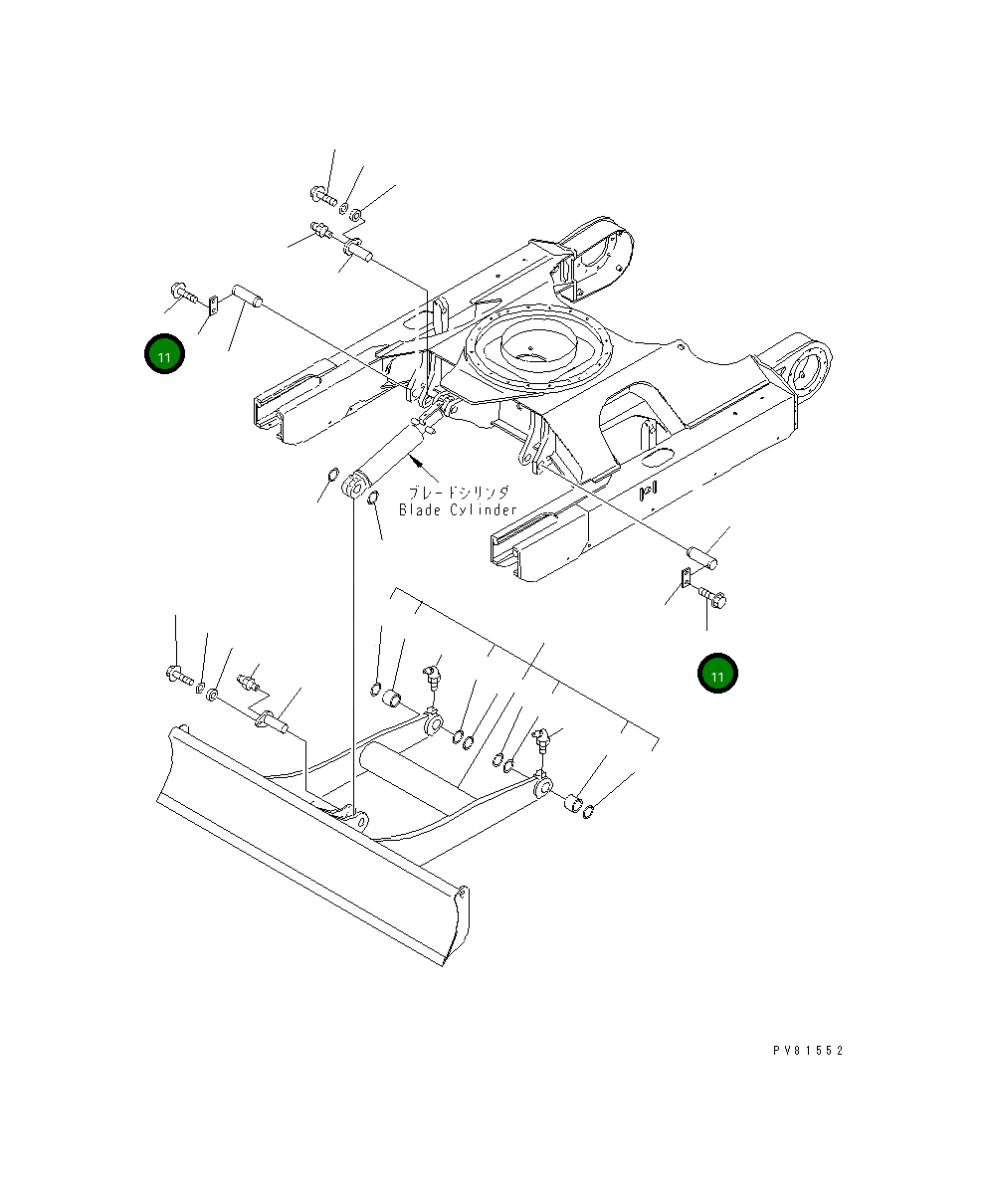 Болт YM26013-100252 Komatsu