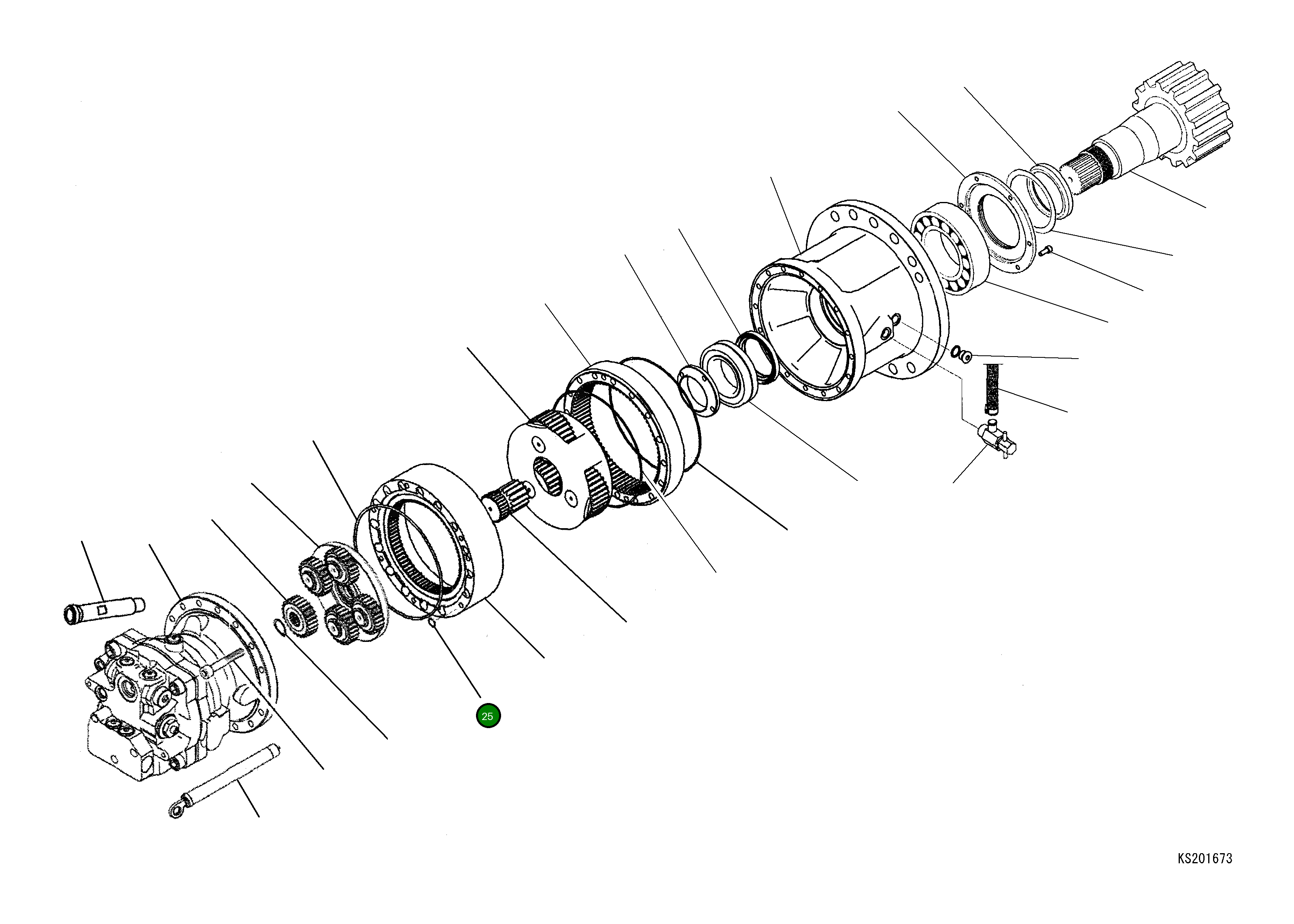 Кольцо уплотнительное (O-Ring) 20J2632380  Komatsu