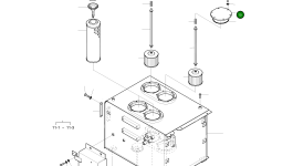 Крышка 4473-4022A Komatsu