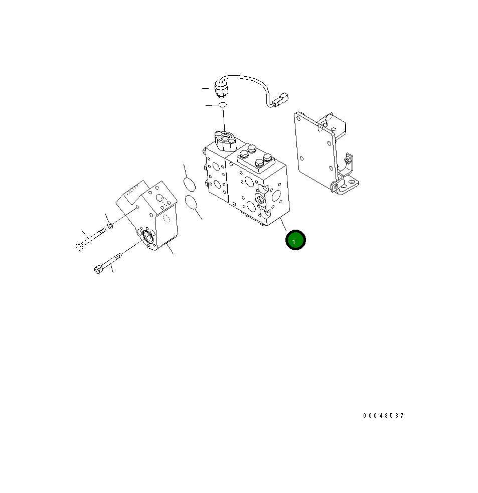 Крышка 425-875-3110 Komatsu
