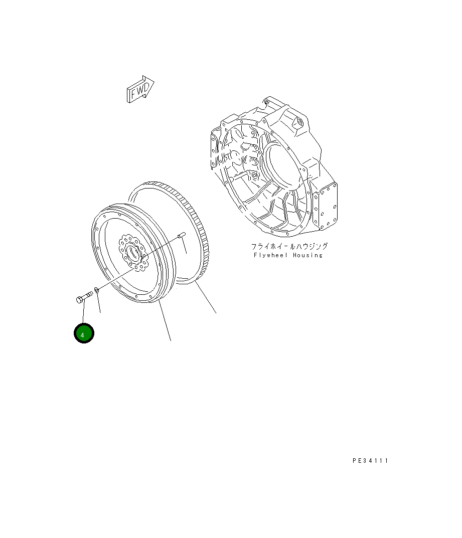 Болт 01050-32265 Komatsu
