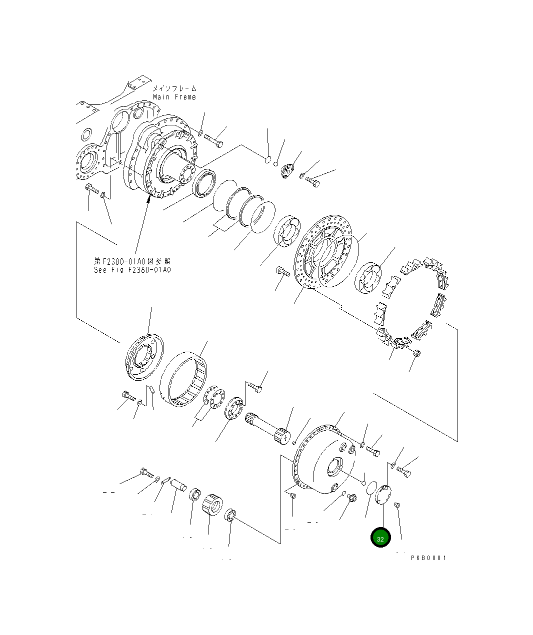 Крышка 17A-27-11431 Komatsu