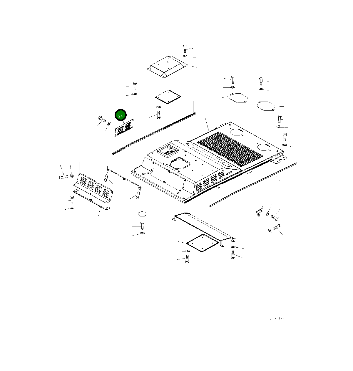 Крышка 423-54-61481 Komatsu