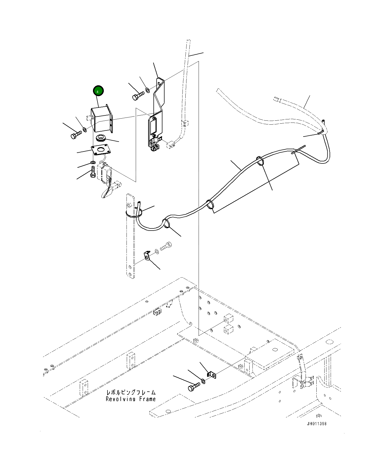 Крышка 2079772230  Komatsu