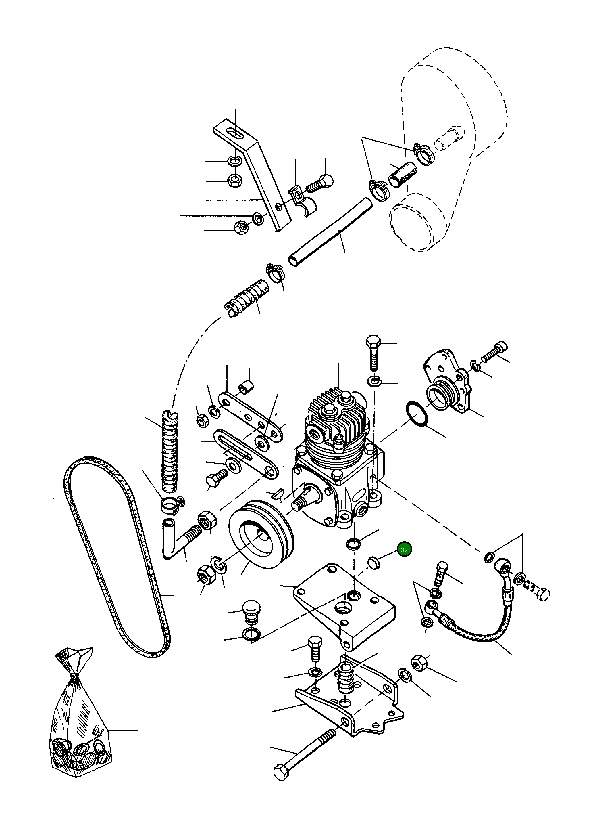 Крышка 1444368X1 Komatsu