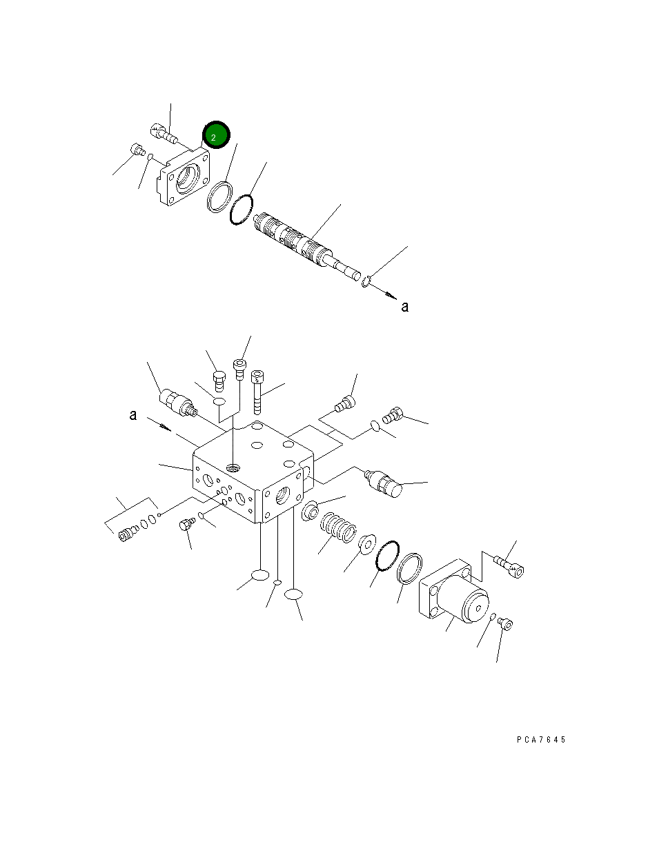 Крышка 20G-60-K2890  Komatsu