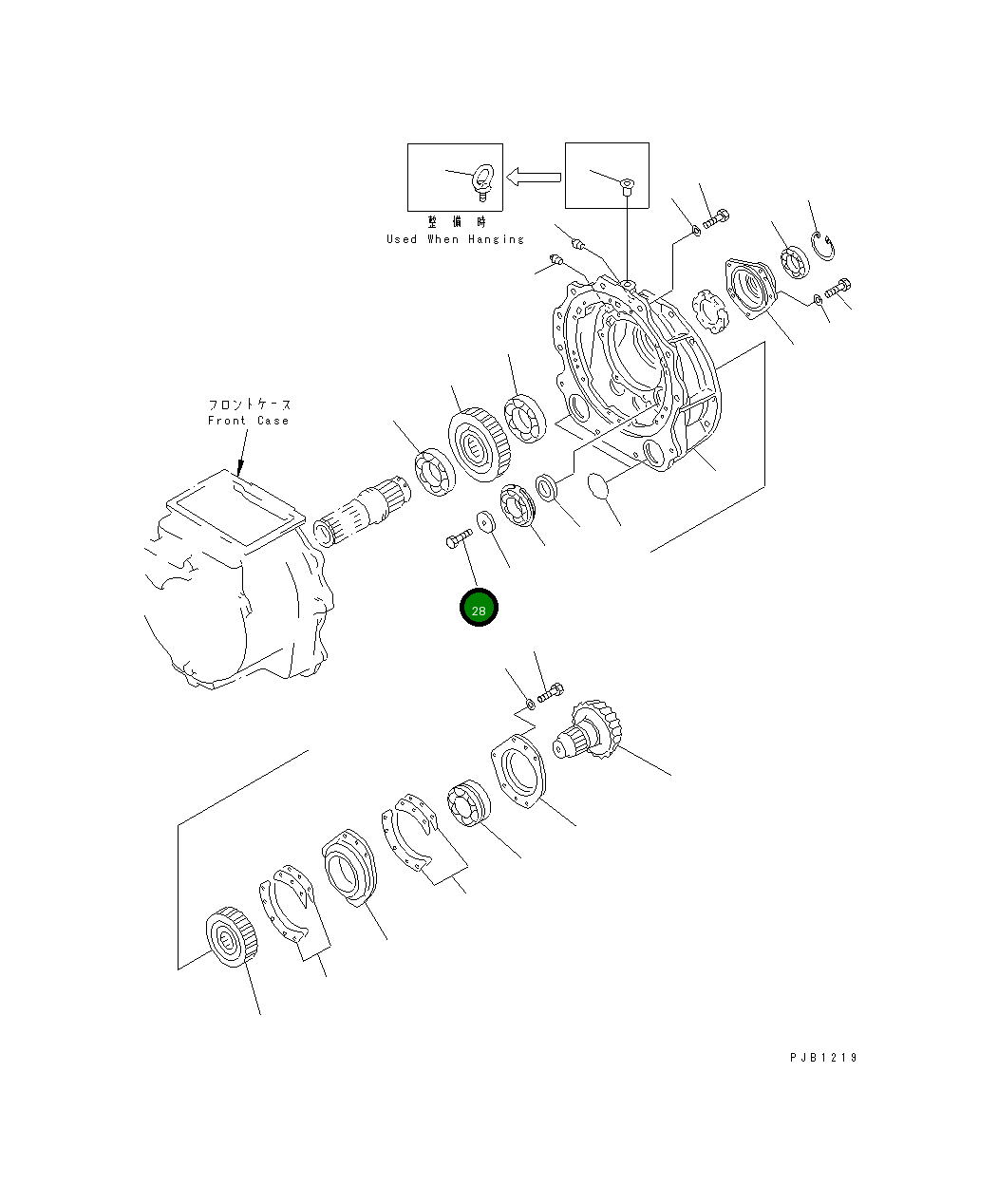 Болт 01010-81680  Komatsu