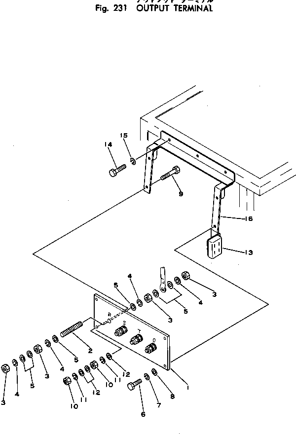 Болт TEBM8-50-S  Komatsu