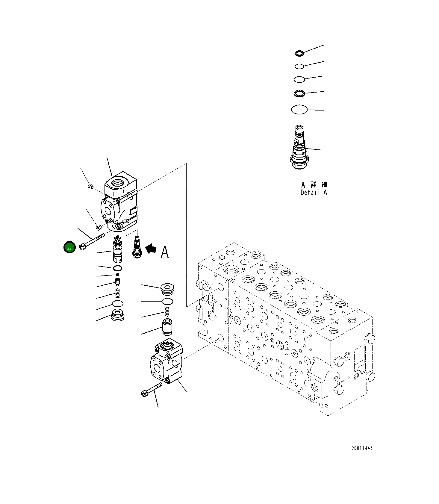 Болт 723-46-18770 Komatsu