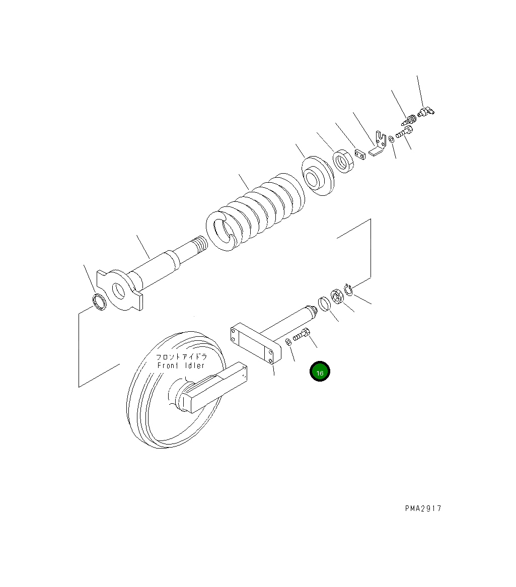 Болт 01010-61475 Komatsu