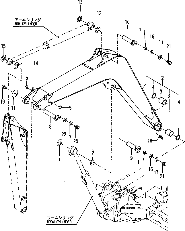 Болт YM26116-140252  Komatsu