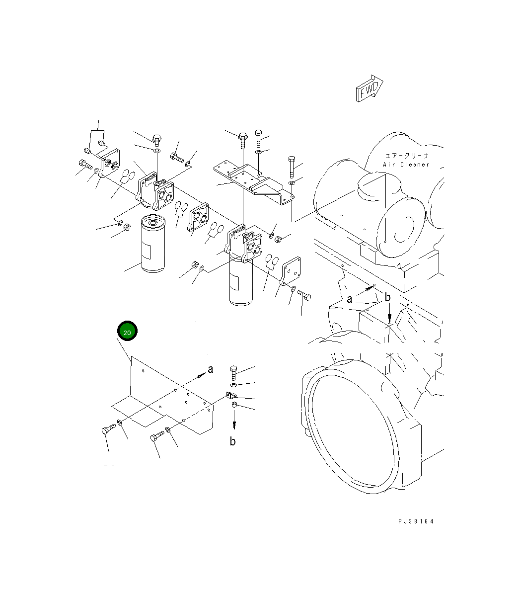 Крышка 6215-51-5860 Komatsu