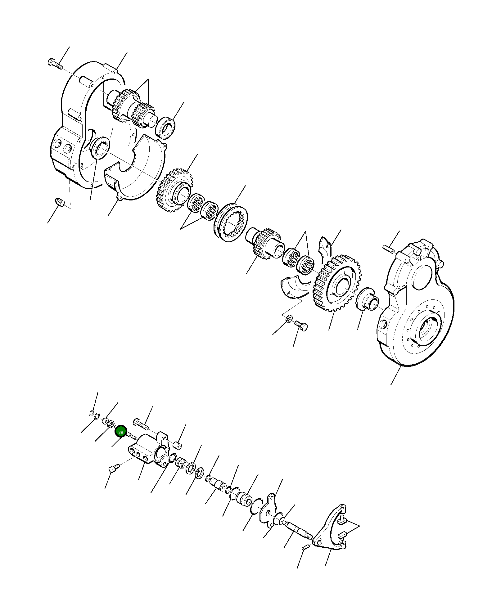 Кольцо HU0263138 Komatsu