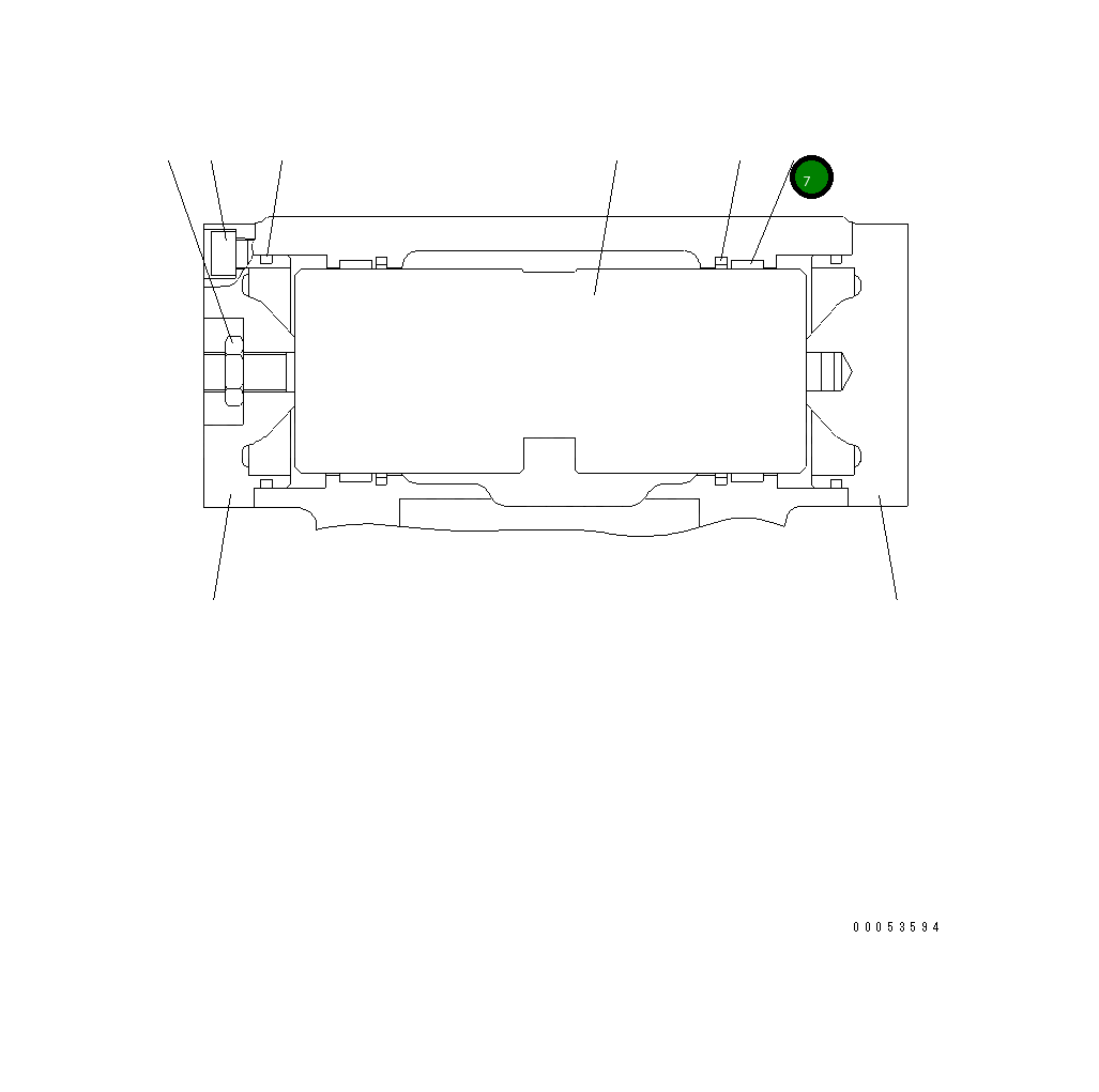 Кольцо UC1726007506 Komatsu