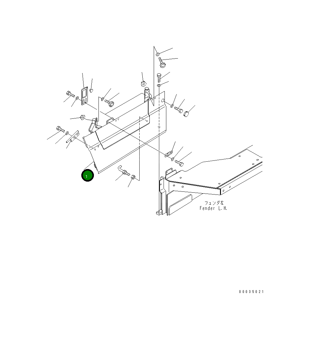 Крышка 14X-54-33370 Komatsu