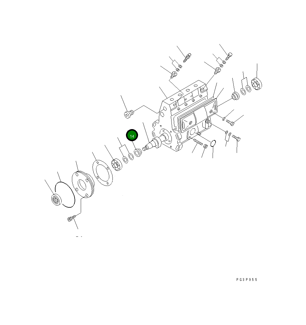 Кольцо DK131302-1301 Komatsu