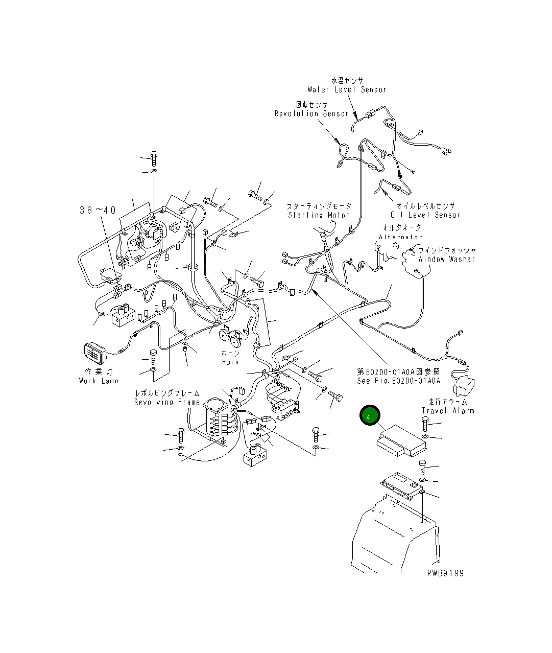Крышка 22U-54-13221 Komatsu