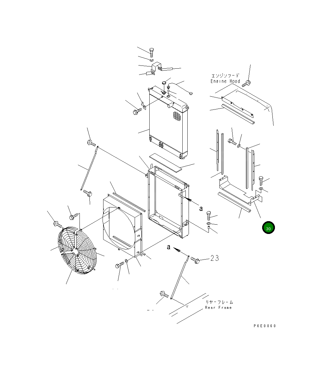 Крышка 424-Z96-2140 Komatsu