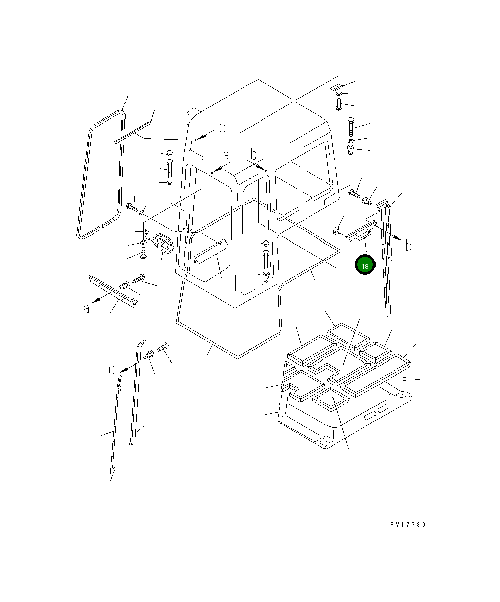 Крышка 19M-979-5530 Komatsu