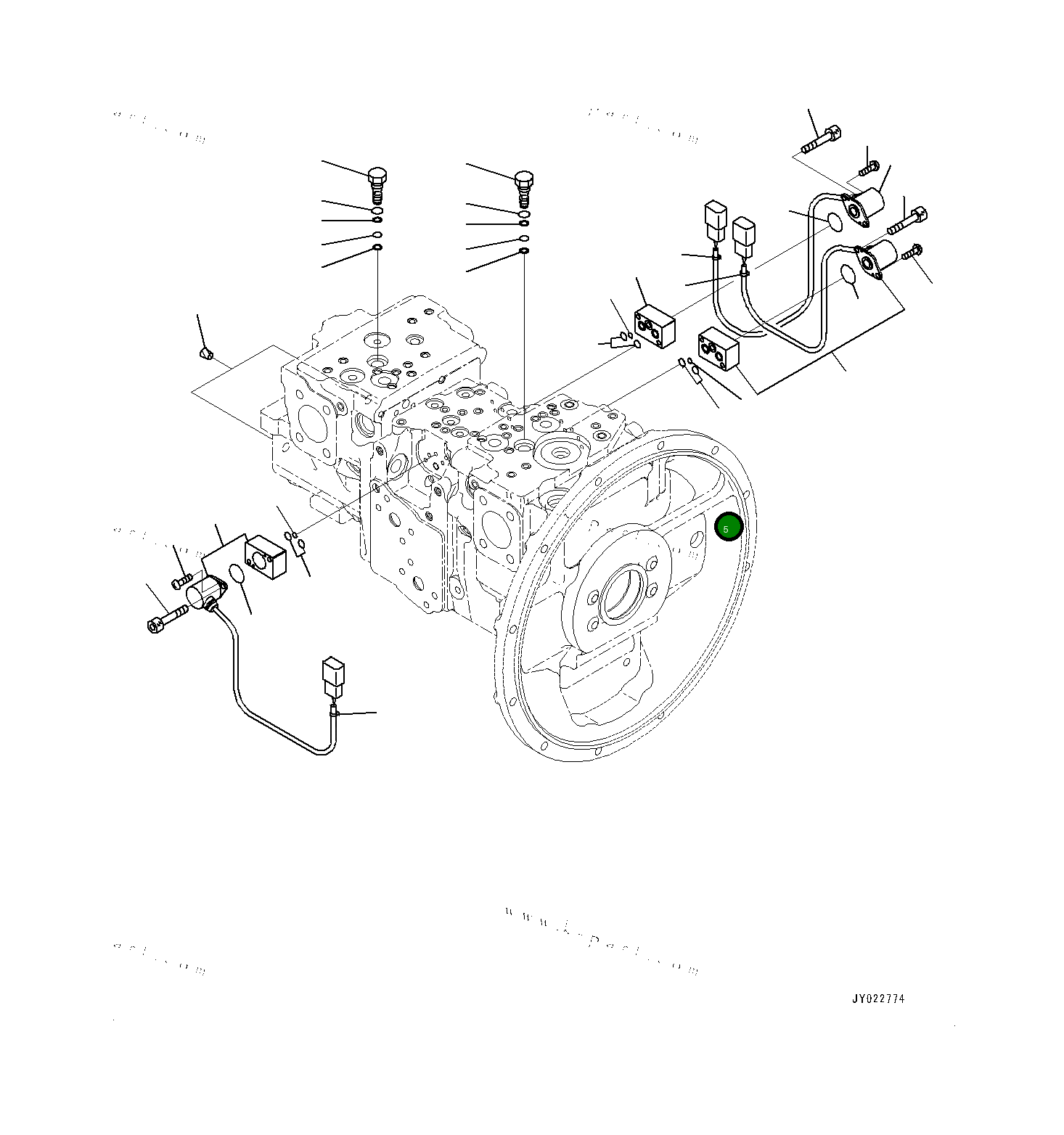 Кольцо уплотнительное (O-Ring) 7021658320 Komatsu
