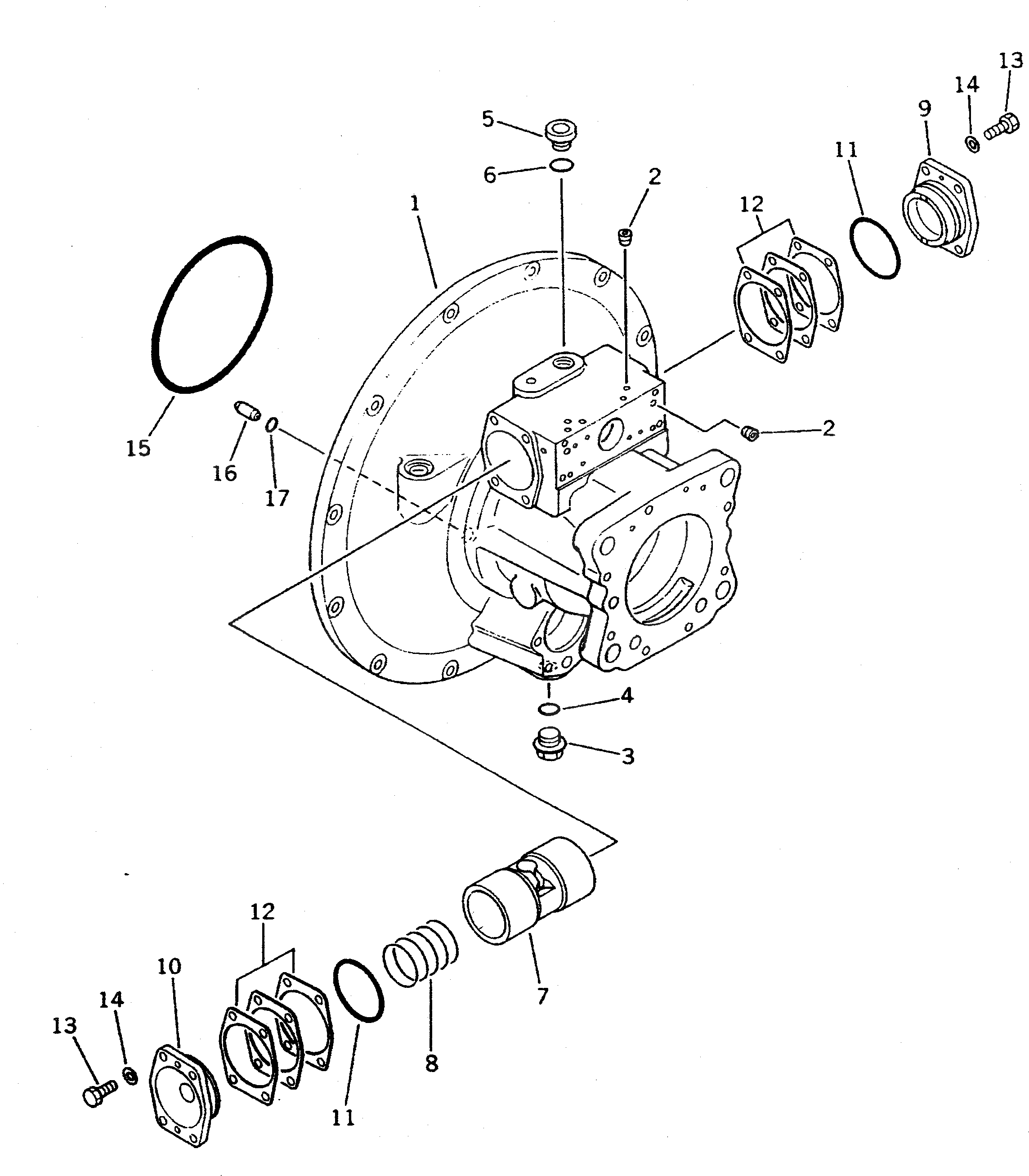 Кольцо уплотнительное (O-Ring) 708-25-13930  Komatsu