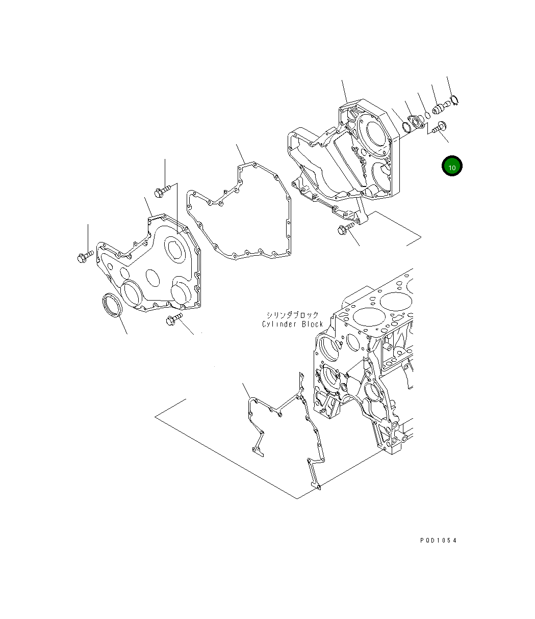 Болт 6732-21-3160 Komatsu