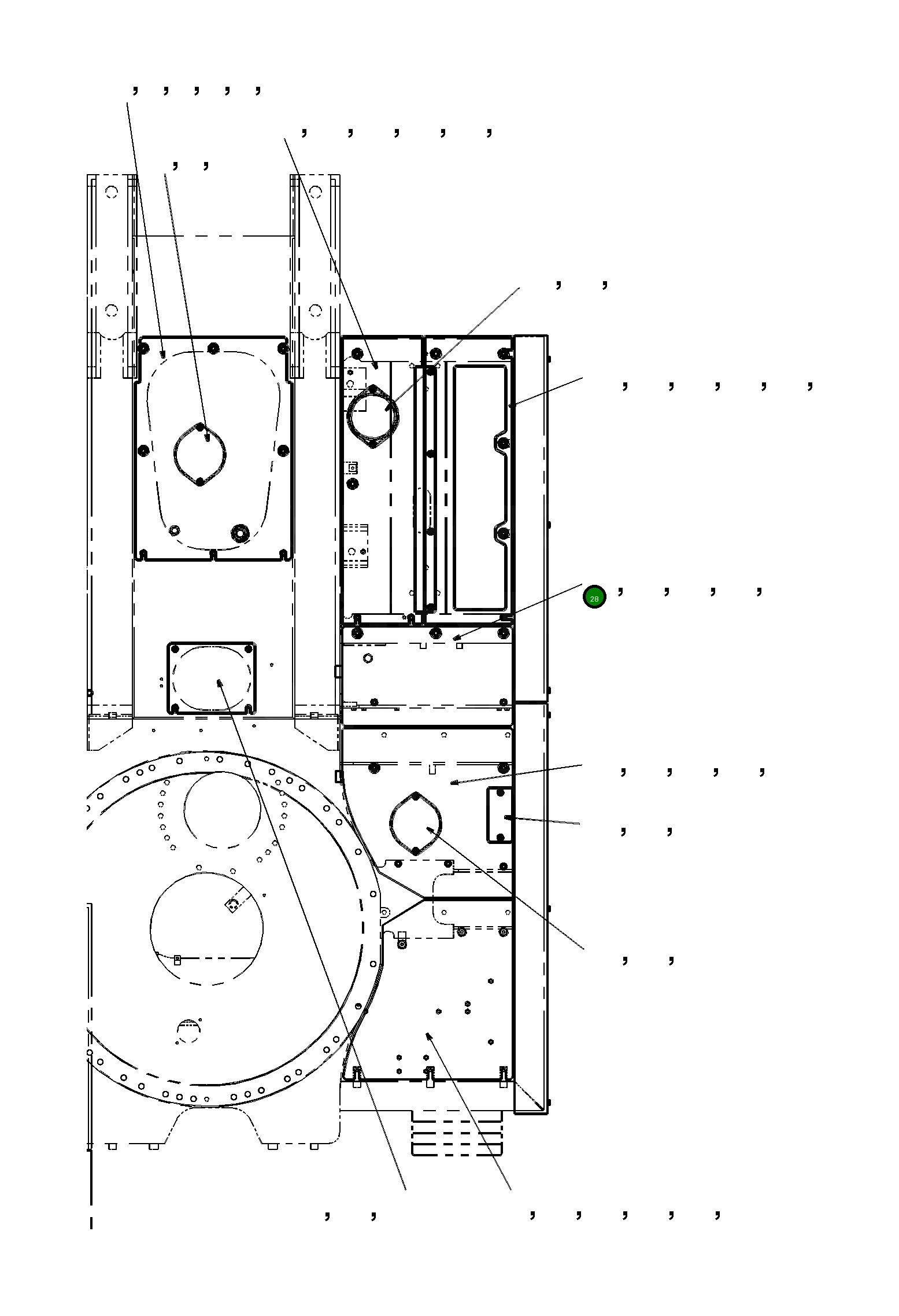 Крышка 208-54-KA330  Komatsu
