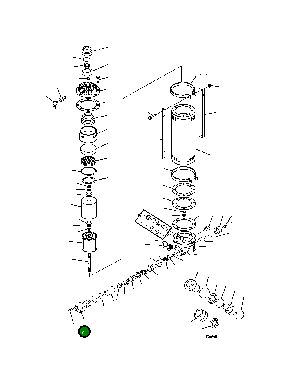 Болт BF3 573 Komatsu