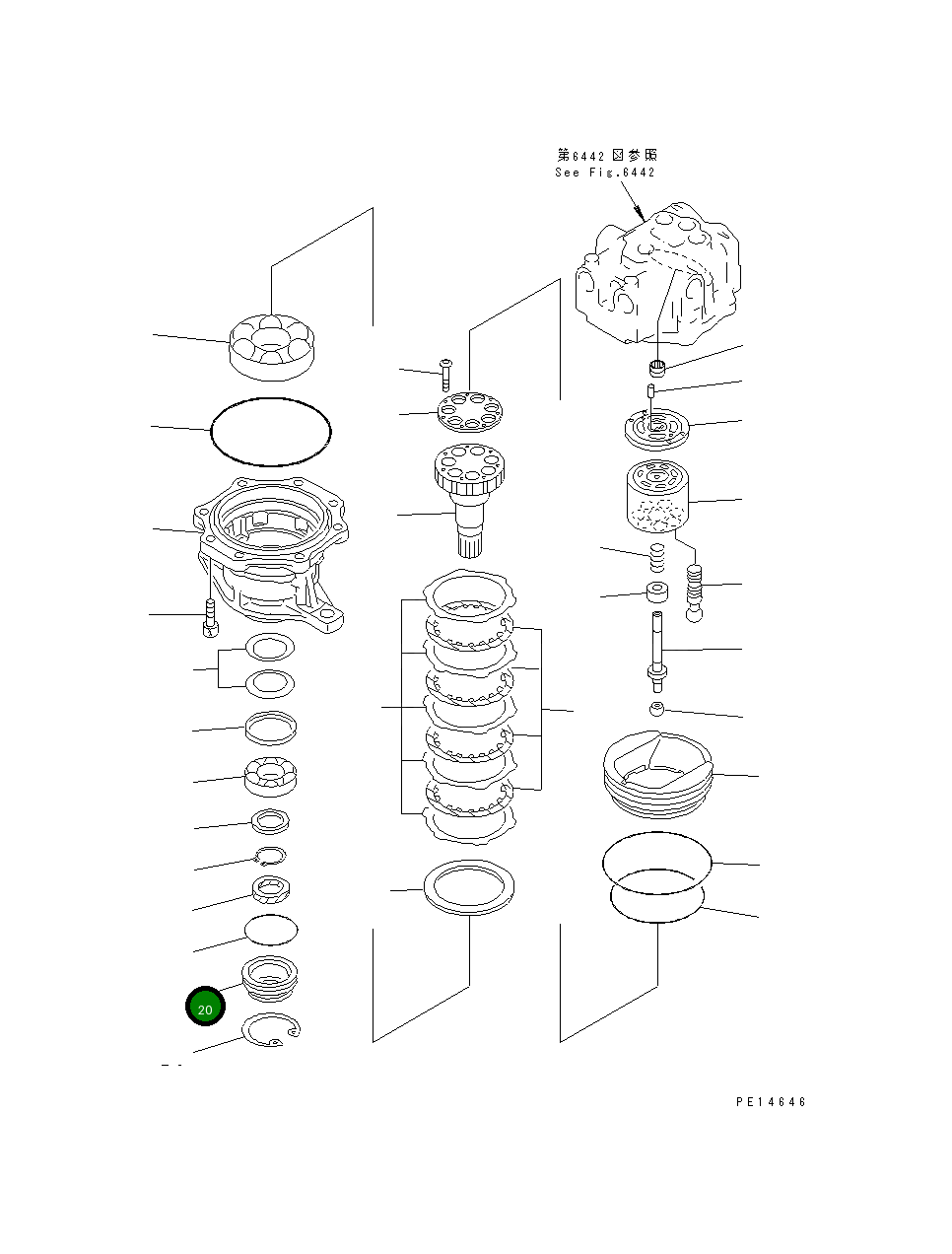 Крышка 706-75-42711  Komatsu