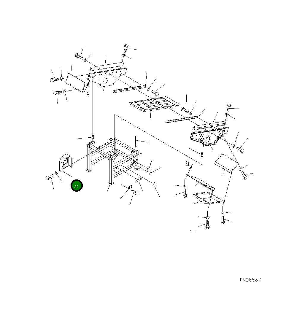 Крышка 8232-76-1482 Komatsu