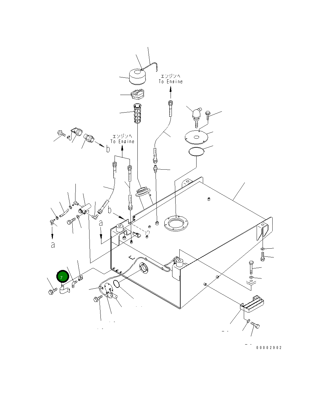 Крышка 425-04-21430  Komatsu