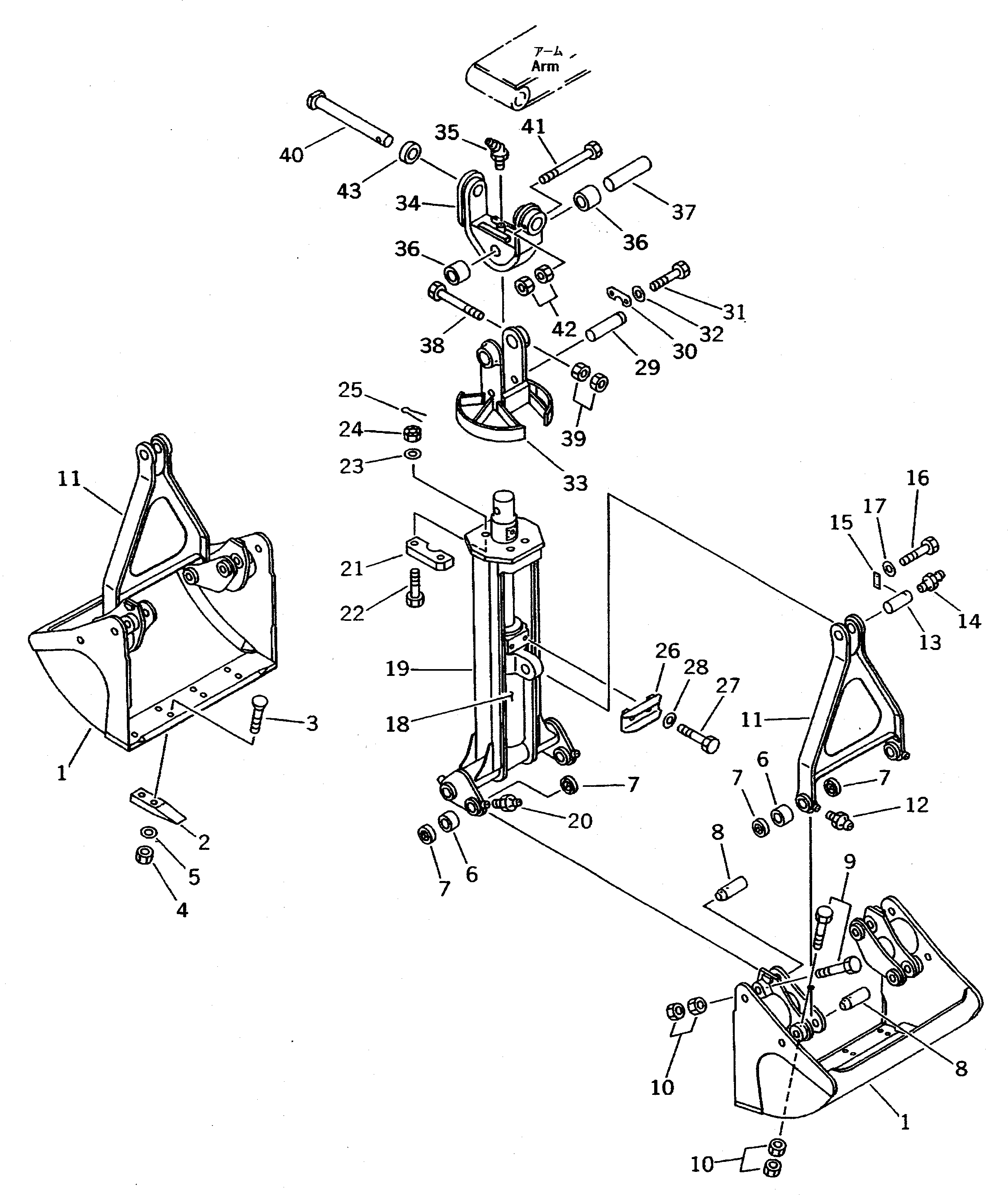 Болт 01013-83020  Komatsu