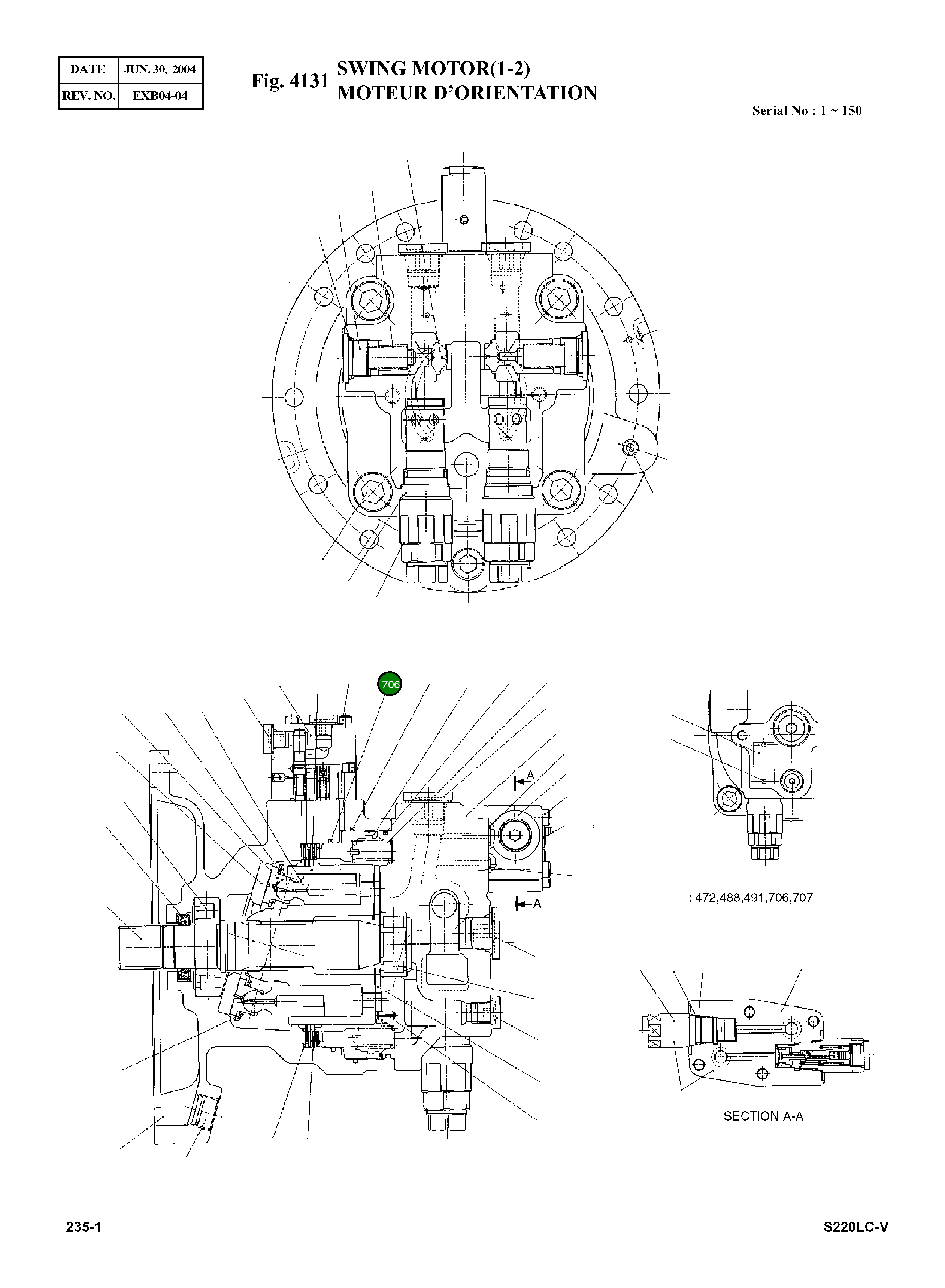 Кольцо уплотнительное (O-Ring) 2.180-00478 Komatsu