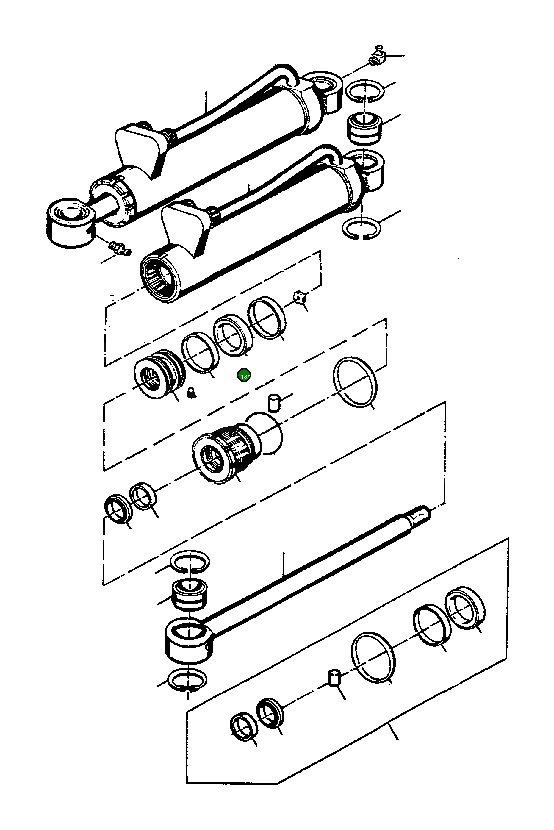 Кольцо 4910146M1 Komatsu