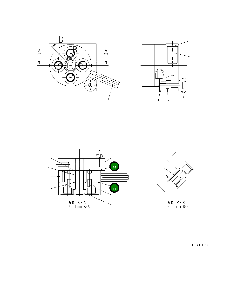 Кольцо уплотнительное (O-Ring) NY86900-60062 Komatsu