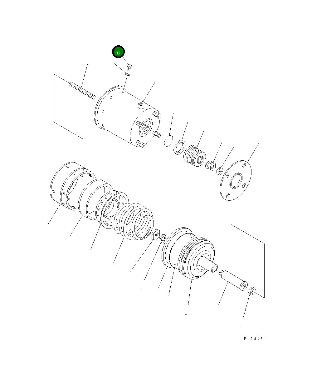 Болт 566-43-17820 Komatsu