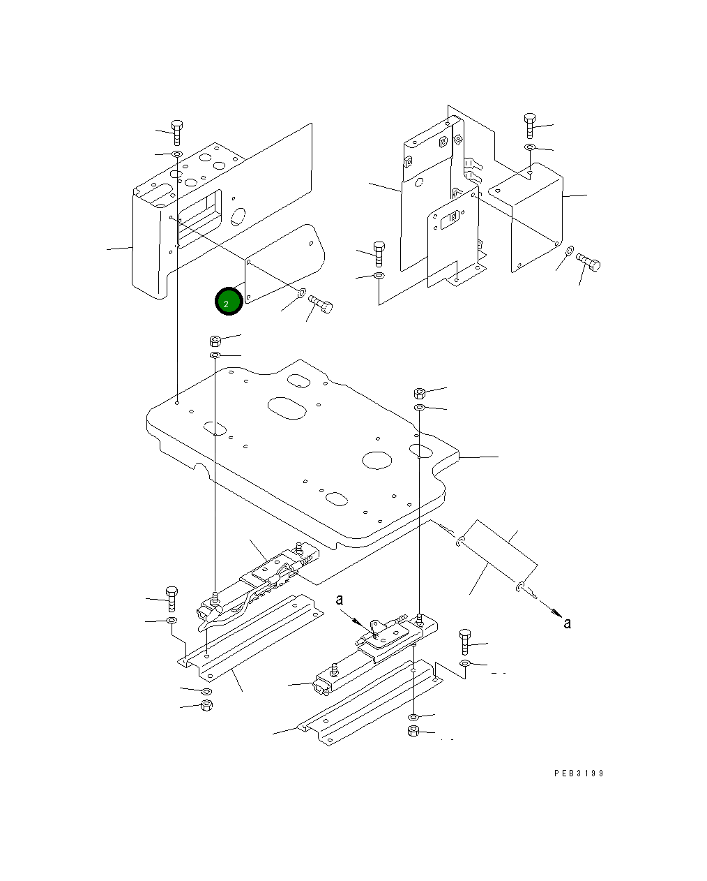 Крышка 208-43-61120 Komatsu