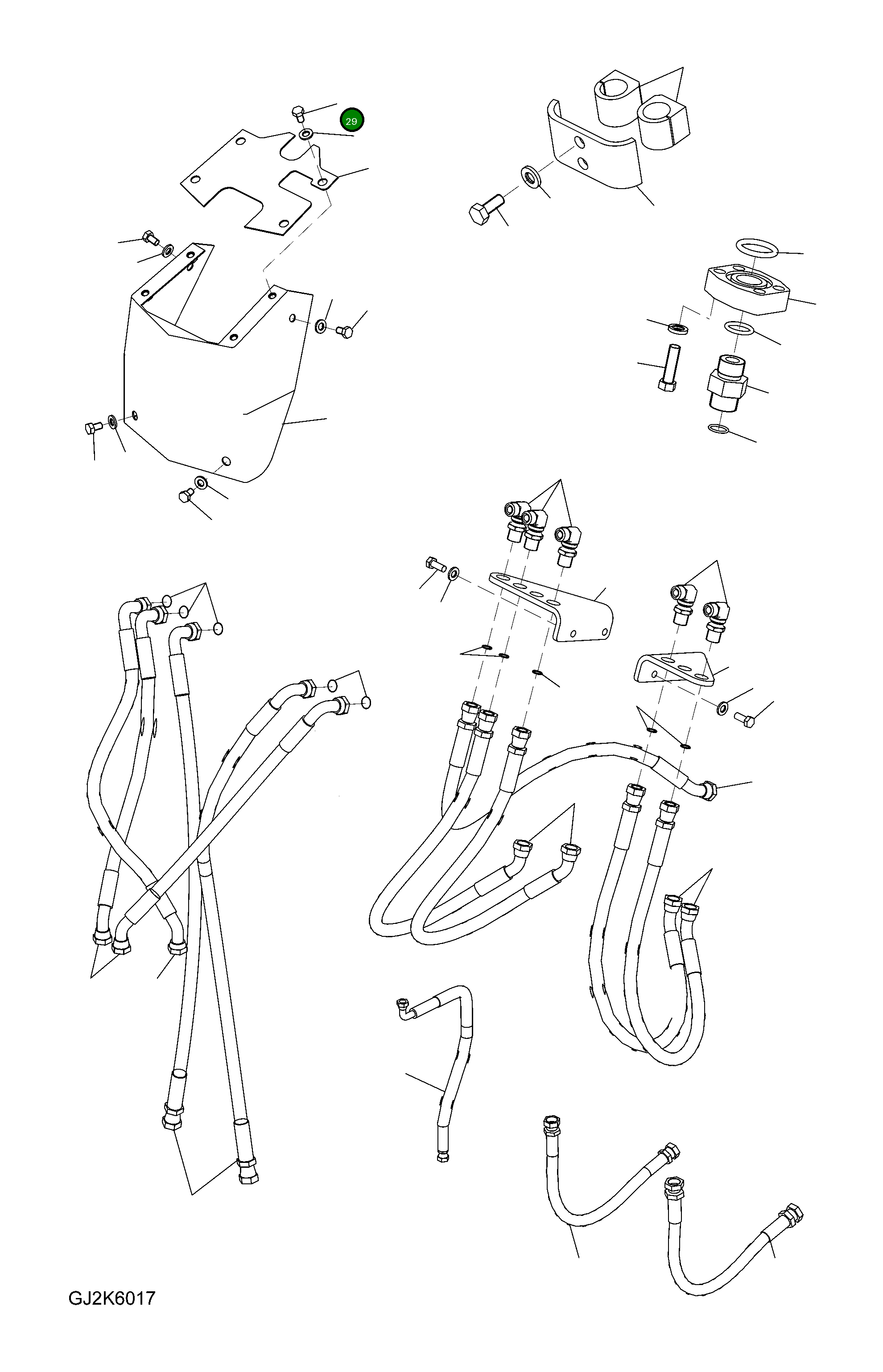 Крышка 20G-966-3440 Komatsu