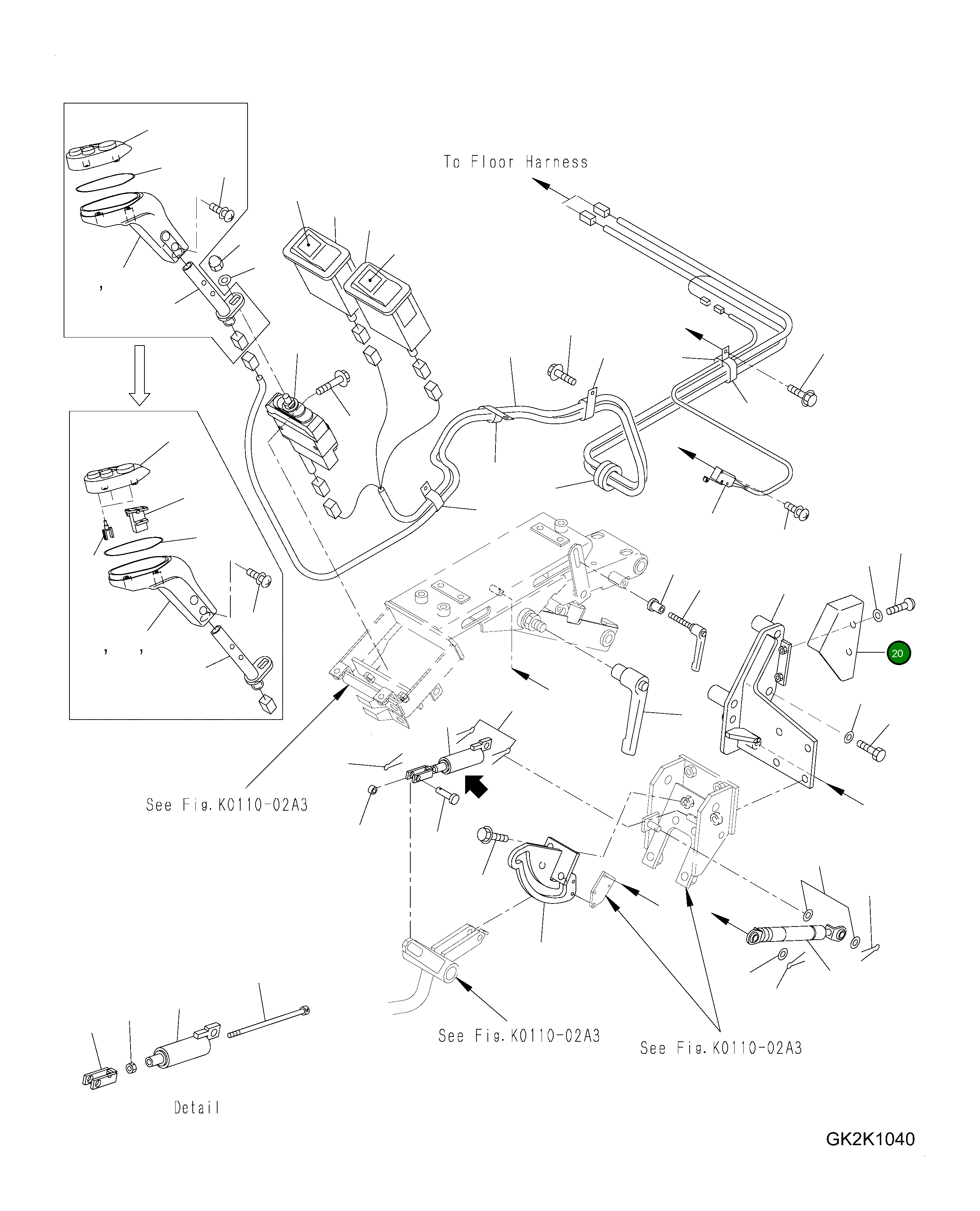 Крышка 421-S33-3870  Komatsu