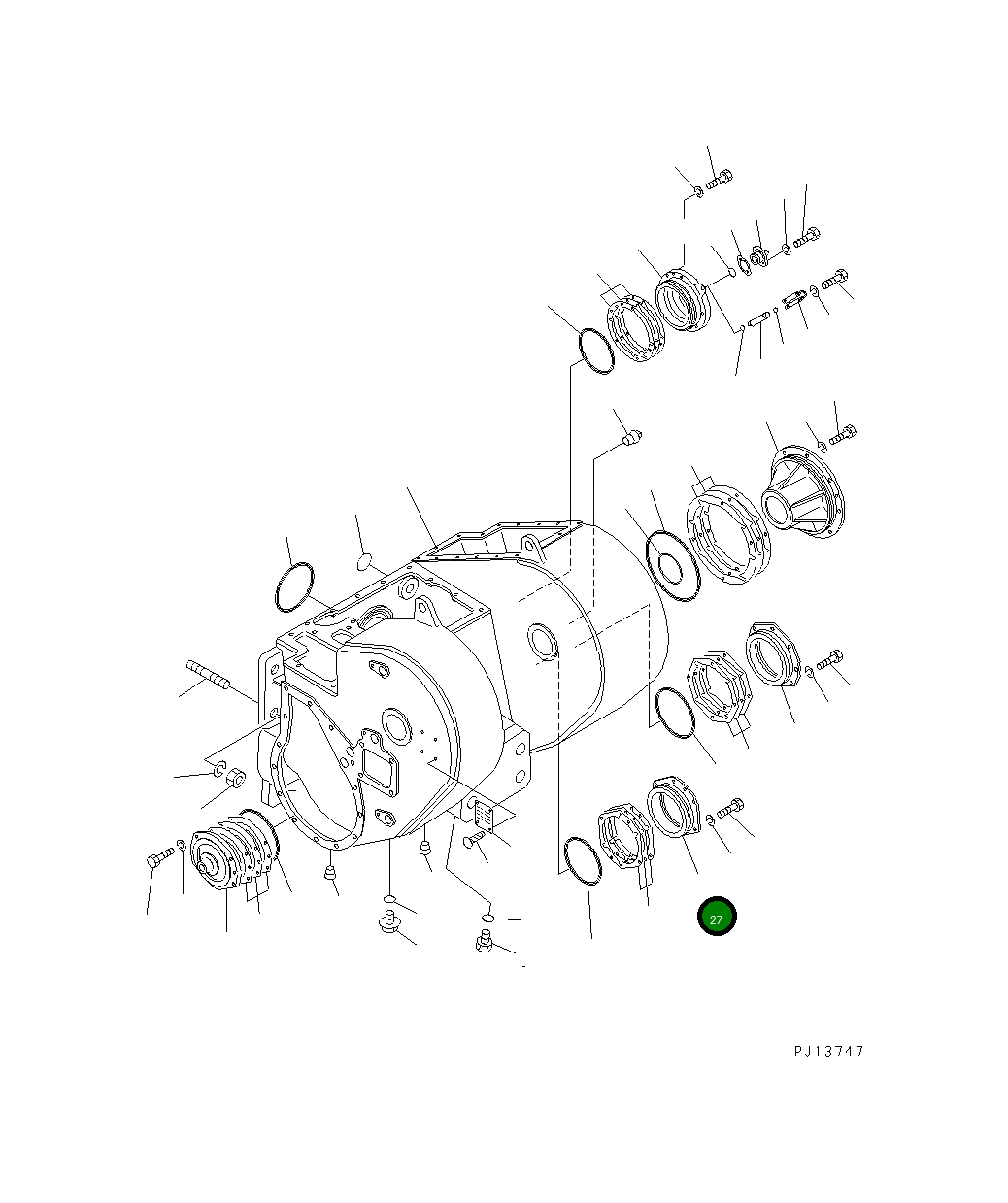 Крышка 175-916-1410 Komatsu