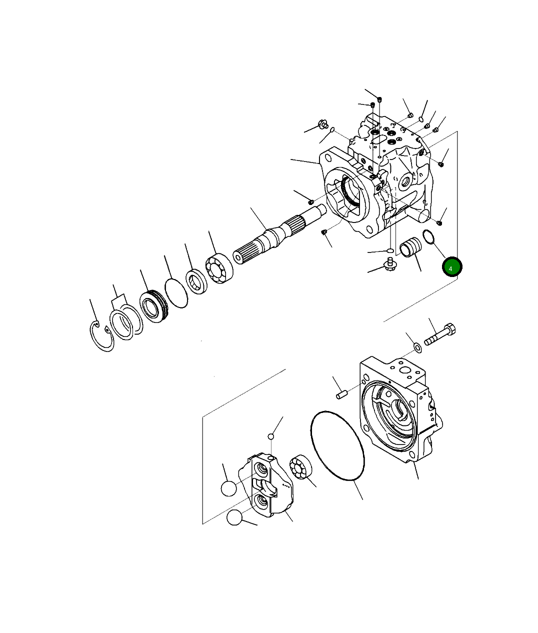 Кольцо 708-1W-44150 Komatsu