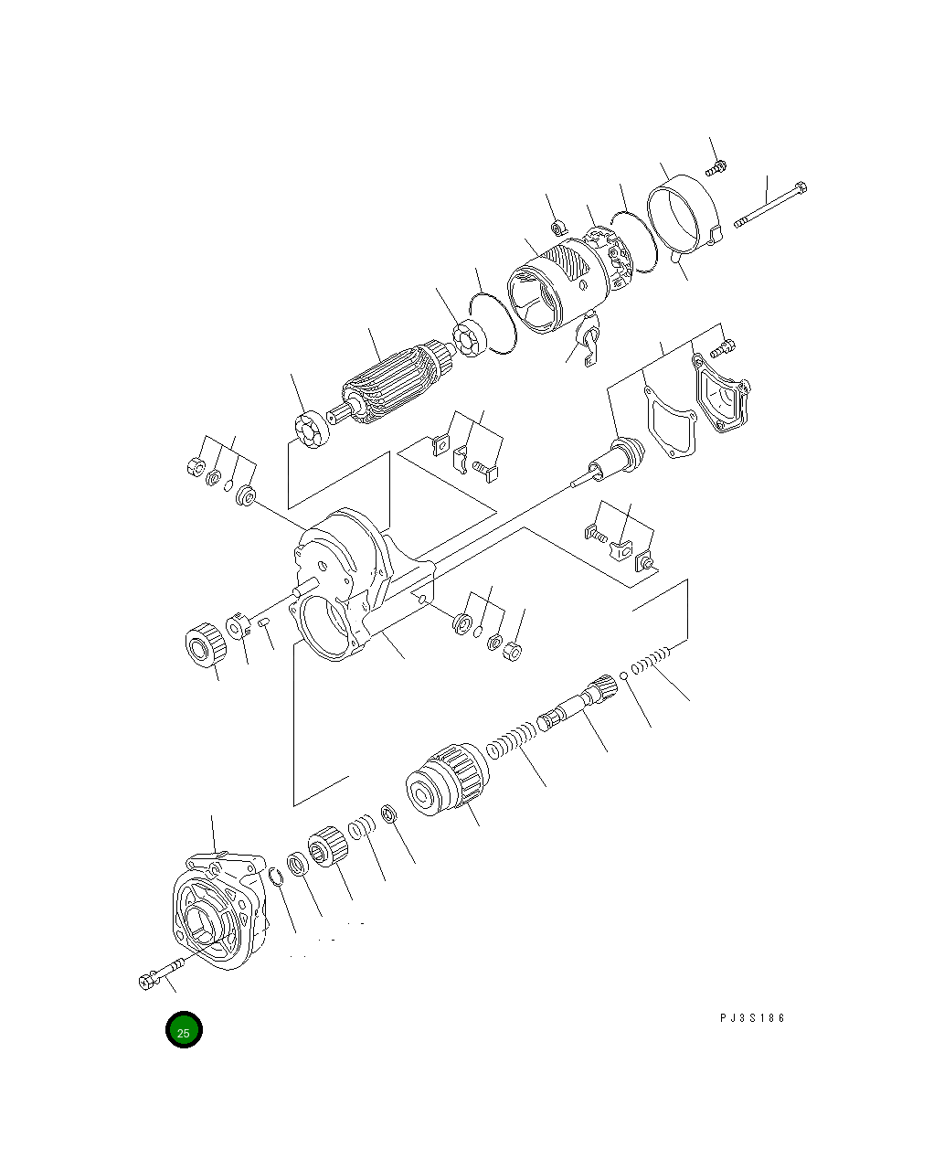 Болт YM129129-77320 Komatsu