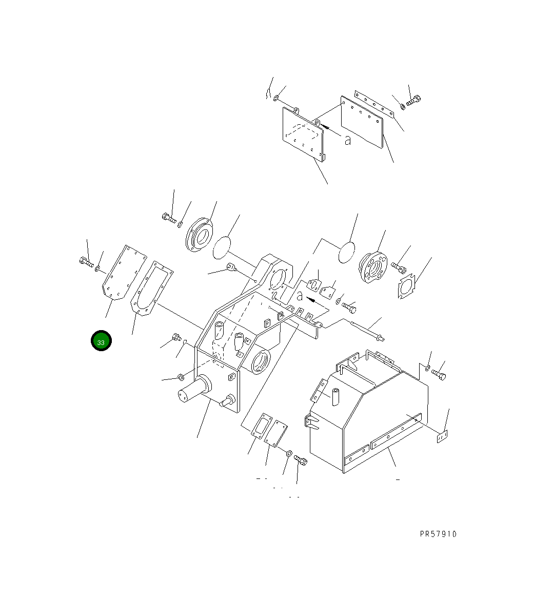 Крышка 26A-870-1160 Komatsu