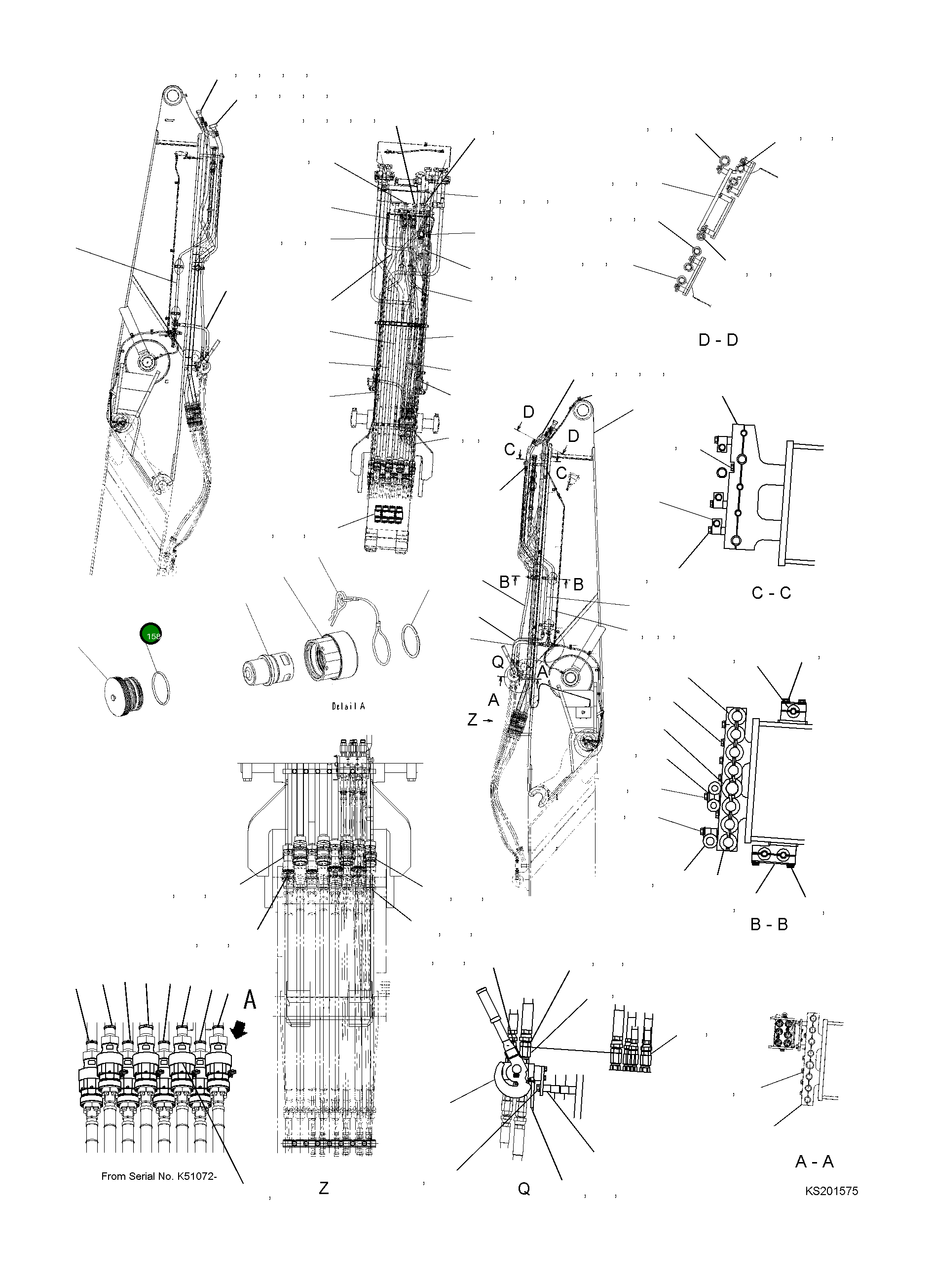 Кольцо уплотнительное (O-Ring) 207-62-KJ780 Komatsu